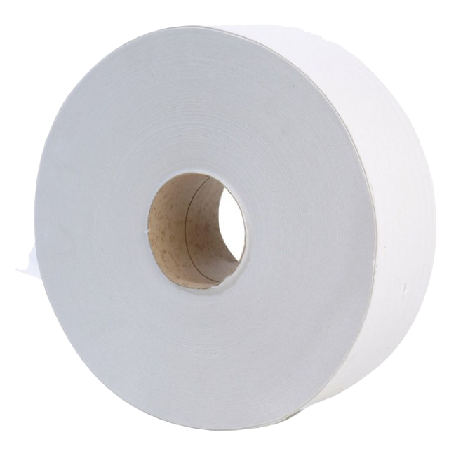 Туалетная бумага 1-слойная 200 м белая 